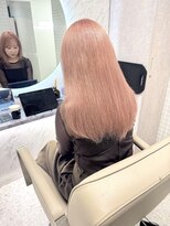 アンジェリカラボ(ANGELICA LABO) ケアブリーチ×ピンクベージュ