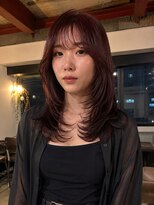 ルーズ(LOOSE)&nbsp;ワインレッドレイヤー