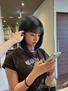 イタクラ 鳥屋野店(ITAKURA) ボブレイヤー×ブルーブラック