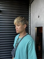 アルティザン(artisan)&nbsp;ブリーチ履歴を活かしたハイライト風マッシュ