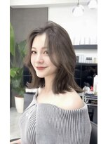 ACTION 心斎橋 second /髪質改善/縮毛矯正/【10月上旬 NEW OPEN（予定）】&nbsp;20代30代/大人可愛い/ミディアムレイヤー/顔まわりカット