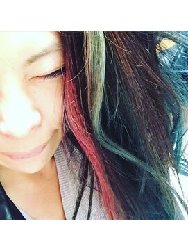 ヘアー リゾート クリップ(CLip) 毛先カラー