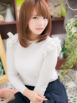 カバーヘア イヴ 戸頭店(COVER HAIR EVE) *+COVER HAIR+*…柔らかなエアリーニュアンス・ワンカールａ