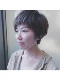 ダブルバングショート