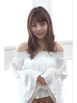 バグズ ヘアデザイン 桔梗が丘店(Baguz HAIR DESIGN) エアリーレイヤースタイル☆ミルクティアッシュ