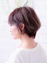 エルデ ナインズ ヘアー スタンド 川口店(elde 9's HAIR STAND)&nbsp;ホワイトグレージュカラー&ミニウルフの似合わせカット
