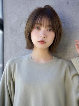 エインアンリー 表参道(AIN.ANLY.) 大人おしゃれ前髪あり外ハネボブ20代30代【AIN.表参道】川原大地