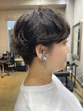 モノコウベ(MONO KOBE) 大人可愛い20代30代40代クセ毛風パーマショート