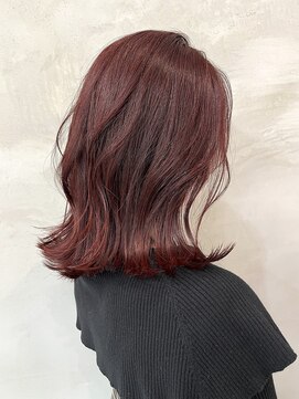 ペスカ 長町南店(pesca) ボルドーレッド (ブリーチなし) OIKAWA