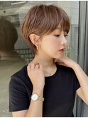 艶コンパクトショート／前髪あり／表参道／30代40代50代