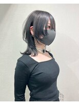 アイコン 博多(ICON.)&nbsp;ミディアムウルフ　中性ウルフ　ディスコネウルフ　ダブルカラー