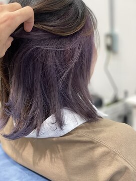 スナリー(Snaly) インナーカラー/パープル/紫/ハイトーン/ケアブリーチ