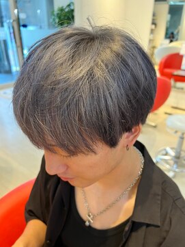 ヘアーリゾートラシックアールプラス(hair resort lachiq R+) 《R+》アッシュグレー◎マッシュショート