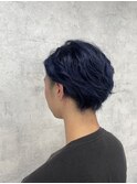 ブリーチ2回×ネイビーブルー