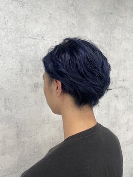 リミットバイアフィナー 大宮店(limit by Afinar) ブリーチ2回×ネイビーブルー