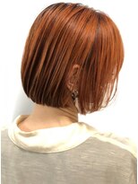 フレア ヘア サロン(FLEAR hair salon)&nbsp;オレンジ×シャドールーツ_Aラインボブ