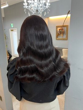 オズ 郡山桑野店(OZ) イメチェンハッシュカットフルバング似合わせレッドブラウン