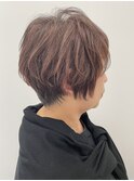 ポイントエアウェーブ*襟足スッキリ！丸みショート