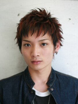 ルーツ(ROOTS) スパイキーショート　ショートウルフ　ミックスカラー