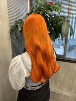 ナンバーウルス 名駅店(N° ulus)&nbsp;【number ulus】ブリーチ×オレンジ/アプリコットオレンジ