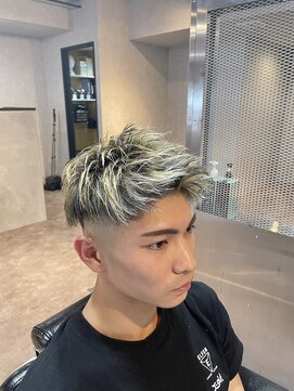 スタッグバーバー 近鉄奈良店(STAG BARBER) フェード×メッシュ