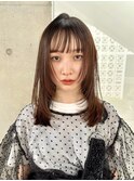 顔まわりカット/顔まわりレイヤー/レイヤーカット/ミディアム