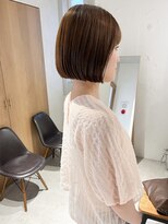 ラミエ バイ メルト 吉祥寺(lamie by melt)&nbsp;"久保田"切りっぱなしぷつっとボブストレートヘア