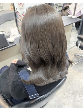 グルグル 札幌大通(GULGUL) オリーブグレージュ×透明感艶カラー