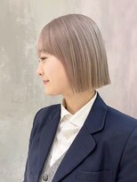 アルバム 渋谷パルコ(ALBUM) 前髪秋色オリーブカラーくすみベージュこなれミディ_ba509221