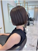 【サトウのボブ】ツヤツヤボブxグレーブラウン