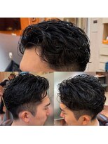 銀座マツナガ 浅草店&nbsp;ビジネスカジュアル◎ツーブロックソフトパーマ