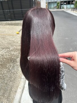 アイズ 横浜(IS) ラベンダーブラウン/ブリーチなし/横浜/髪質改善