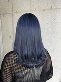 #ガルボ#ハイトーン#エクステ#ブリーチ#プルエクステ#ネイビー