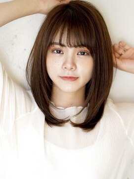 コンティロミー(CONTI ROMMY.) 愛されミディアムヘア/顔まわり/小顔/髪質改善マロンベージュ