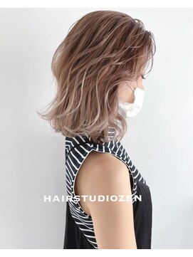 ヘアースタジオ ゼン カロン(Hair studio Zen kalon) 白髪ぼかしハイライト