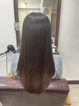 オリオリ(oli-oli) 髪質改善ストレート/シルキーベージュ/ミルクティーアッシュ