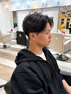 ルースト 京都河原町店(ROOST) ショートセンターパートニュアンスパーマ