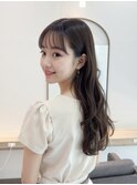 【ロングヘア　前髪あり　韓国ヘア　#19】#渋谷駅#韓国#髪質改善