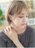 ★ハイトーンカラーくびれヘア耳掛けウルフカット10代20代★1