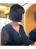 シンプル×上品　まとまりボブ　/上川美幸