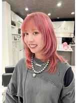 ジョリ(Jolie)&nbsp;レイヤーカット×ピンクベージュ