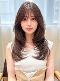 韓国ヘア/レイヤーカット/顔周りレイヤーカットマッシュショート