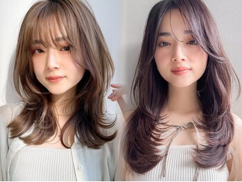 アグノス 青山(Agnos)の写真/【SNSでも大人気】あなたの魅力を最大限に引き出すカットが大好評☆トレンドのレイヤーカットはお任せ♪