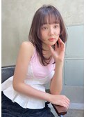 Aimee町田　レイヤーミディ×ラベンダーブラウン