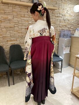 成人式/卒業式セット☆和装/袴/パール/花かんむり/まとめ髪/上品