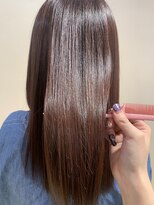 ルルバイアズール 草加店(LULU by azule)&nbsp;髪質改善カラー，ピンクブラウン，ツヤカラー【草加】