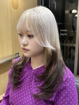 スタン 渋谷(Stam) レイヤーカット/ルーツカラー/デザインカラー/ハイトーン