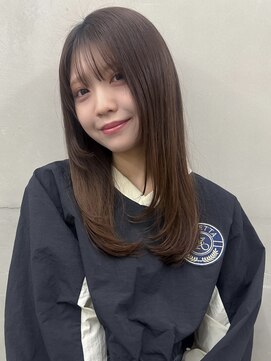 ガーデン 渋谷(GARDEN) 美髪ワンカールレイヤーミディアムシースルーバングヘア