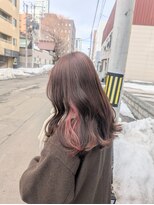 カラフェ(carafe)&nbsp;アプリコット　イヤリングカラー　ピンク　札幌大通