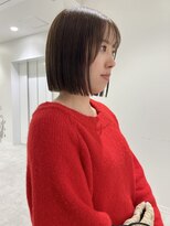 ケンジ 横浜(KENJE)&nbsp;ボブ/切りっぱなしボブ/赤み消しカラー